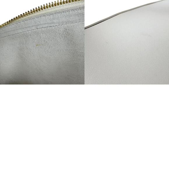 CELINE White Leather Shoulder Bag - Picture 5 of 5